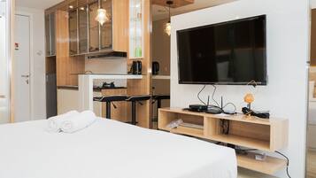 Wifi gratis y ropa de cama