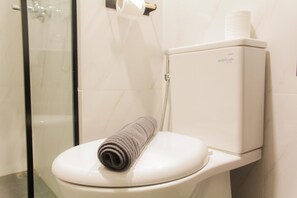Room | Bathroom | Shower, free toiletries, towels