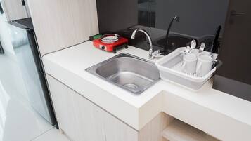 Room | Dapur peribadi | Peti sejuk, dapur, alat memasak/pinggan mangkuk/perkakas dapur