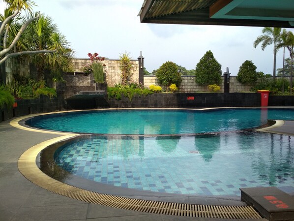 Outdoor pool - Homey 2BR Apartment at Grand Setiabudi Bandung (Bandung)