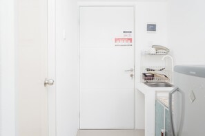 Room | Free WiFi, bed sheets - New and Simply Studio at Urbantown Serpong Apartment (South Tangerang)