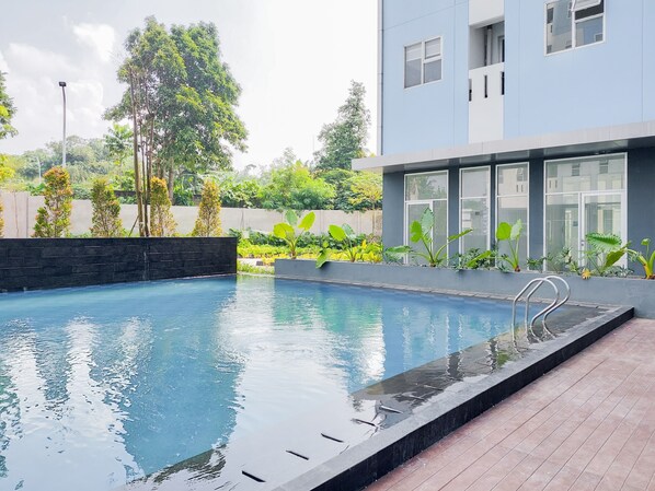 Outdoor pool - New and Simply Studio at Urbantown Serpong Apartment (South Tangerang)