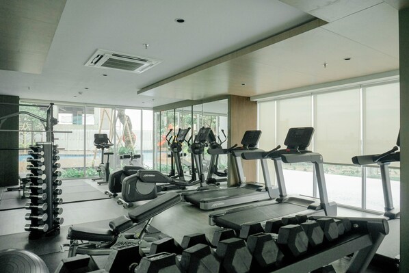 Gym - Comfy 1BR Sedayu City Suites Apartment (Jakarta)