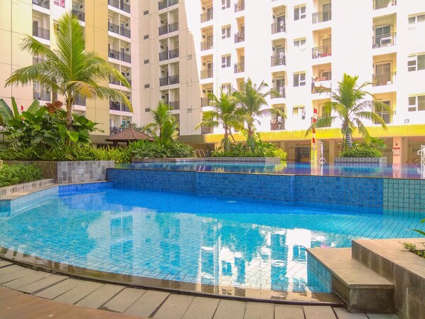 Outdoor pool - Brand New and Best Choice 2BR at Cinere Resort Apartment (Depok)