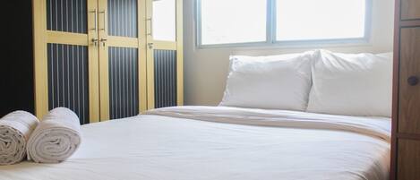 客房 | 2 間臥室、免費無線上網、床單