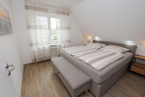 2 dormitorios, cuna de viaje, wifi y ropa de cama