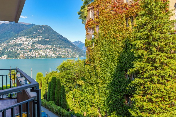 Family Apartment, 1 Bedroom, Balcony, Lakeside (Coloratura Frontlake Lugano with) | Property grounds