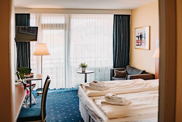 1 camera, una scrivania, Wi-Fi gratuito, lenzuola