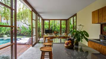 Vila superluxo, 3 quartos | Sala de jantar