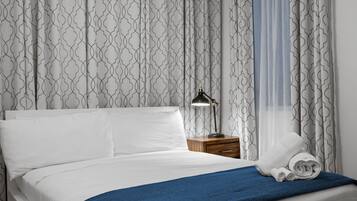 5 habitaciones, tabla de planchar con plancha, cuna de viaje y wifi