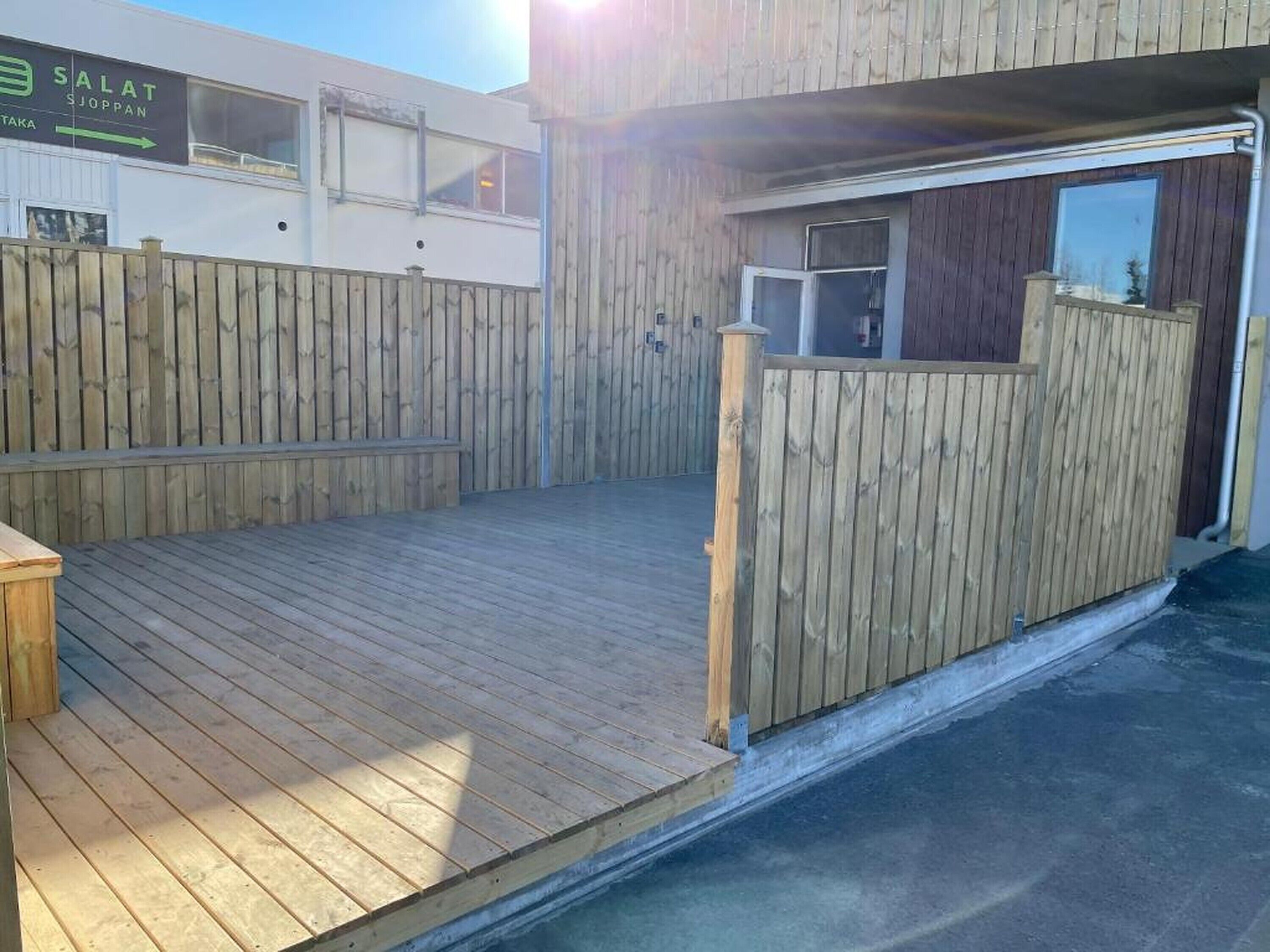 Entrée de l’hébergement