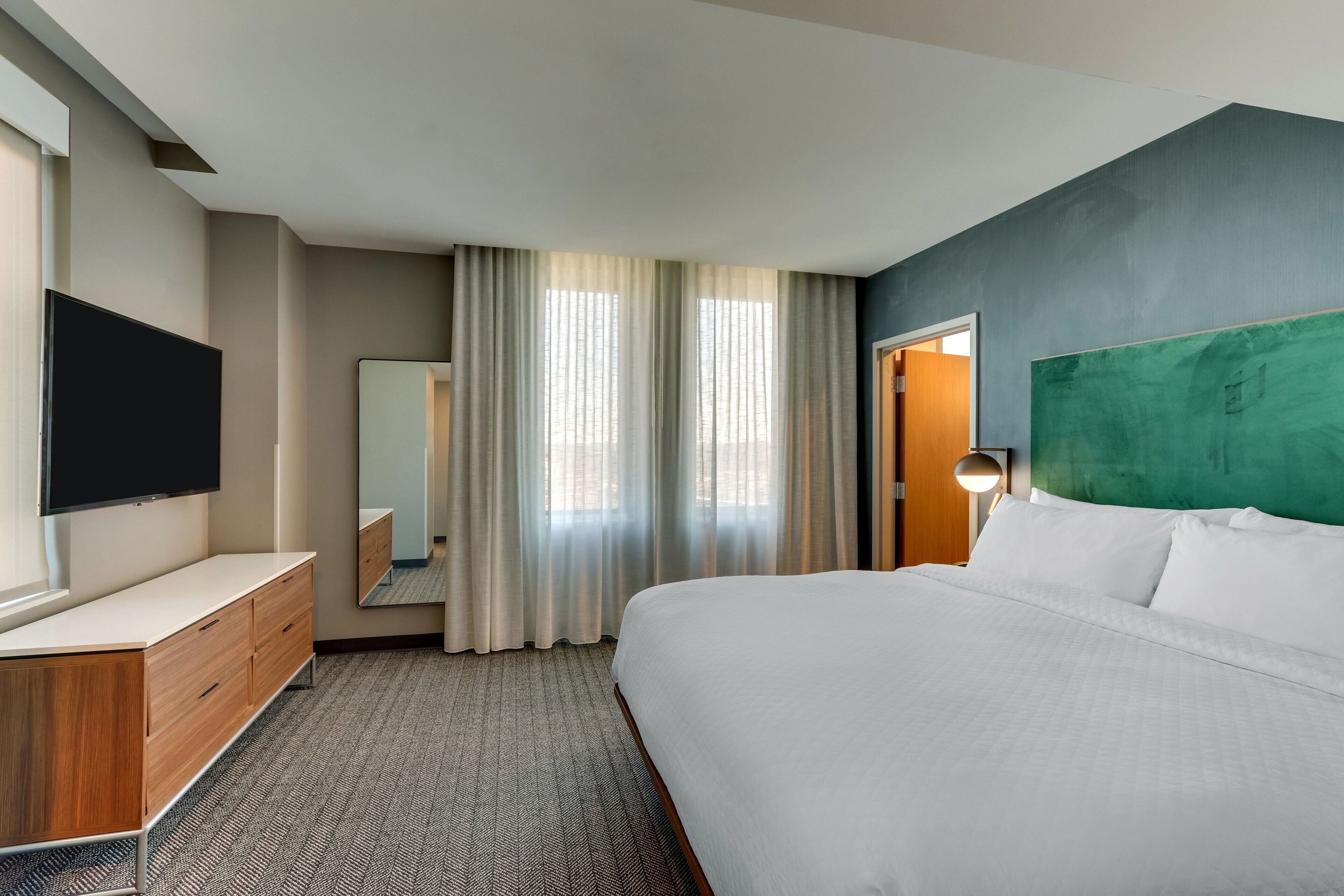 In-room safe, blackout drapes, iron/ironing board