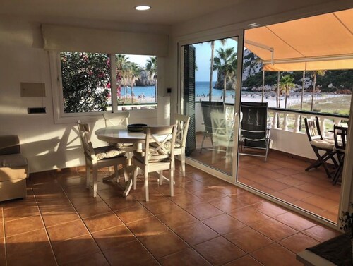 Beachfront, ocean view, just a step from the sand