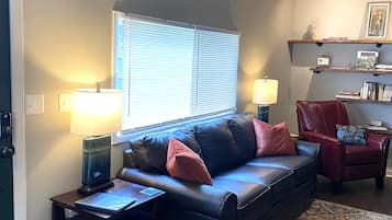 Smart TV, DVD player, books