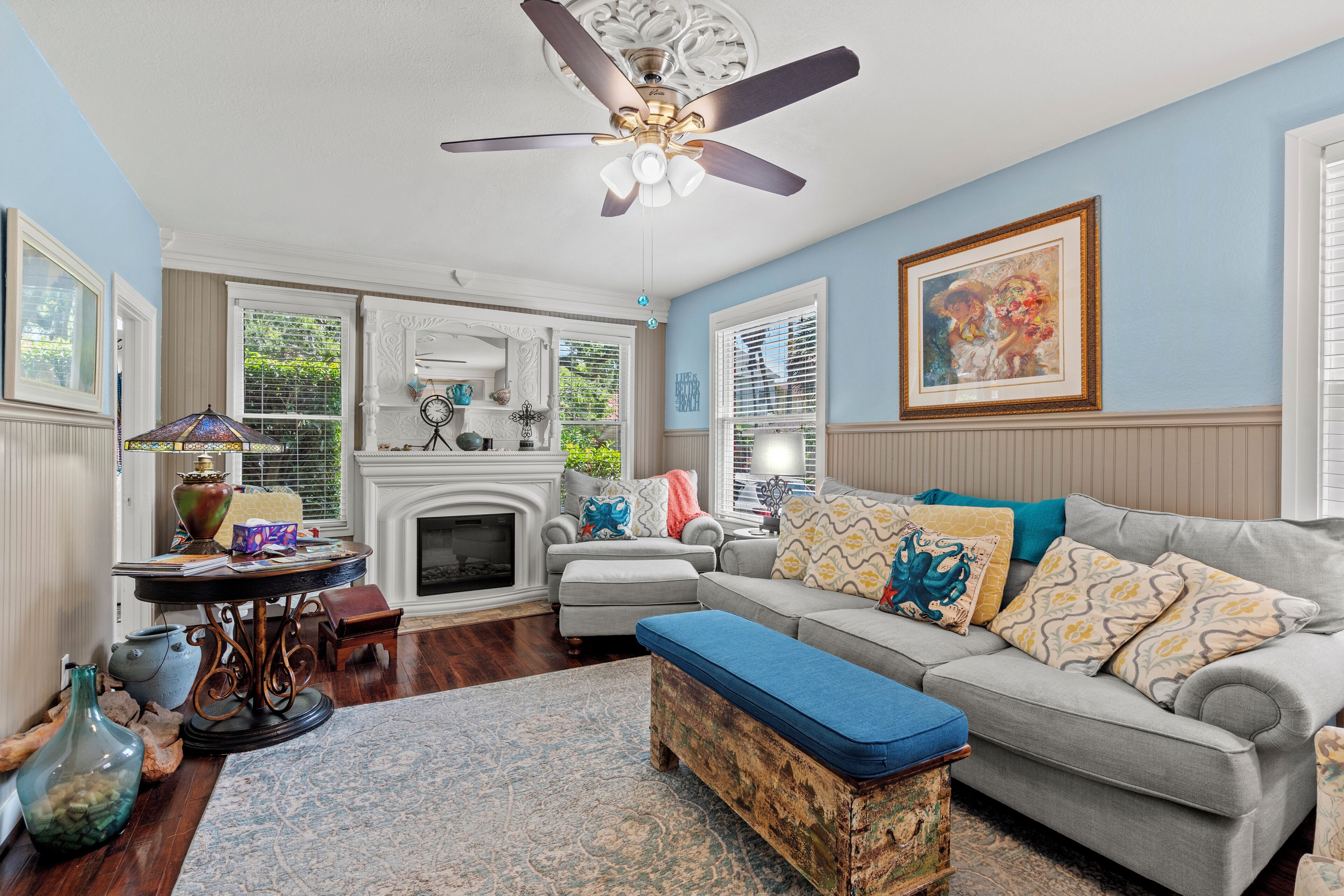 Téléviseur connecté, foyer, imprimante