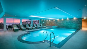 Indoor pool, a heated pool