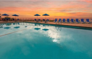 Indoor pool, outdoor pool