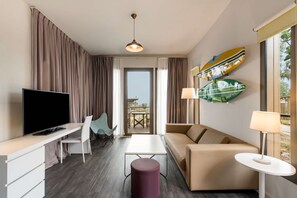 Suite, 1 chambre, terrasse (Bungalow) | Literie de qualité supérieure, minibar, coffres-forts dans les chambres