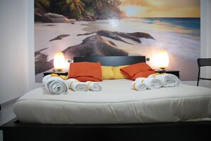 3 多间卧室、免费 WiFi、床单