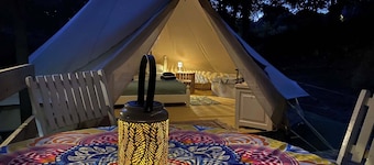 Walnut Star Tent @finders Keepers France. Adults Only Retreat. 13 Acres and Lake