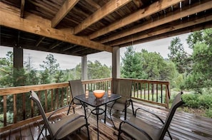 Cabin, Multiple Beds, Hot Tub, Mountain View | Balcony
