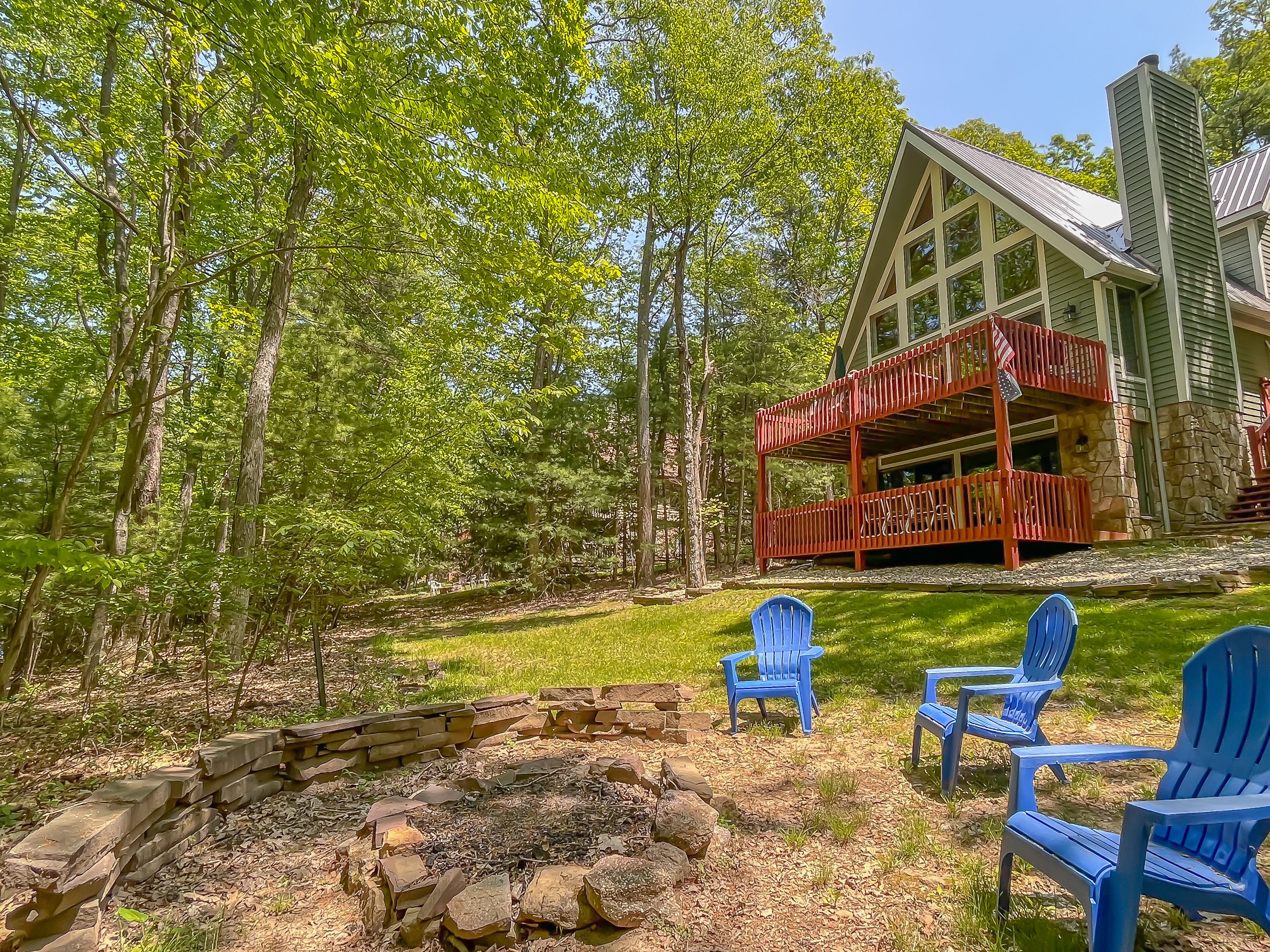 Paddleboards Included! Lakefront Home with Fire Pit, Hot Tub and Dock
