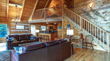 TV, fireplace, table tennis