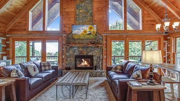 TV, fireplace, table tennis