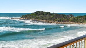 Na praia