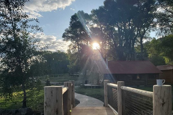 Bridge looking east to Honeymoon Cabin