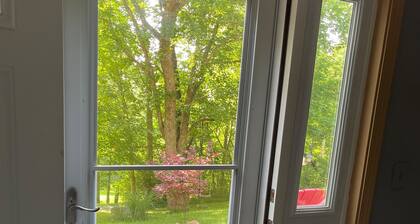 Beautiful lower level of house in nature with wildlife all around.