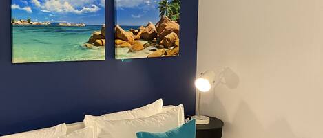 1 makuuhuone, tallelokero huoneessa, silitysrauta/-lauta, ilmainen Wi-Fi