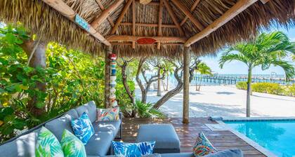 Anchors Aweigh: Stunning Oceanfront Views, Dockage, Private Pool, Tiki Hut, Spacious & Dog-Friendly!