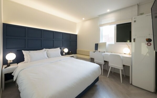 Premium Room (Styler) | Down duvets, individually decorated, individually furnished - Hotel Yaja Gwangalli (Busan)