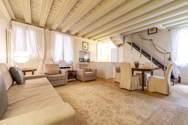 Appartement Deluxe | Coin séjour