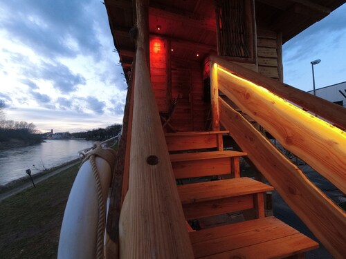 Ferienwohnung an der Donau - NaturPur - mit PanoramaSauna Donaugarten (optional)