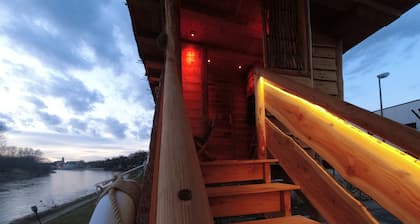 Ferienwohnung an der Donau - NaturPur - mit PanoramaSauna Donaugarten (optional)