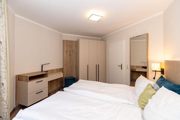 2 Schlafzimmer, Zimmersafe, WLAN, Bettwäsche