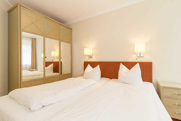 2 Schlafzimmer, Zimmersafe, WLAN, Bettwäsche