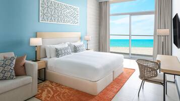 Premium-sengetøj, minibar, pengeskab på værelset, strygejern/strygebræt