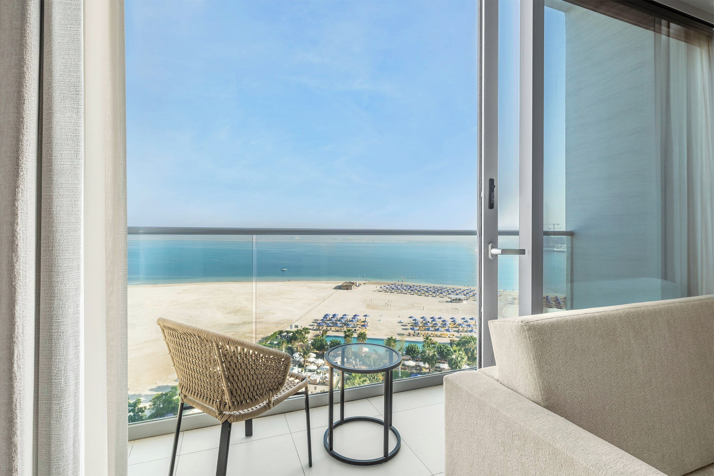 Blick vom Balkon