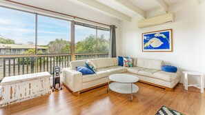 TV, video game console, table football, ping pong