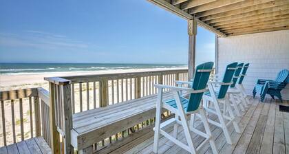 Oceanfront 2-Bedroom Condo in Topsail Beach - Queen's Grant!