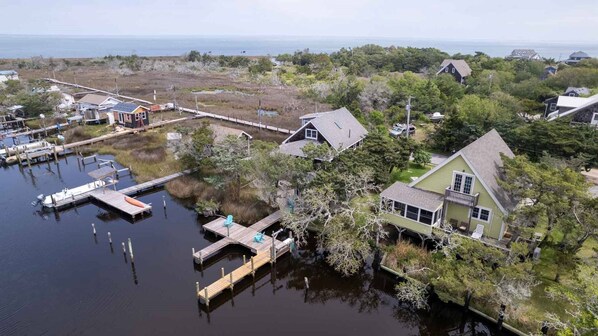 منظر من الجو على ارتفاع عالٍ