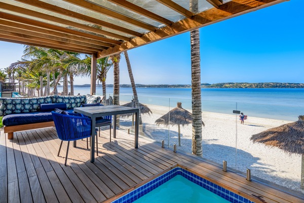 Luxury Hotel Cabin with Splash Pool | View from room