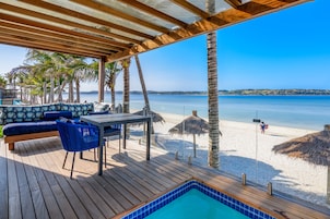 Luxury Hotel Cabin with Splash Pool | View from room