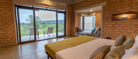 Casa de campo luxo | 1 quarto, roupas de cama premium, escrivaninha