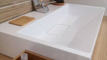 Hair dryer, towels, toilet paper