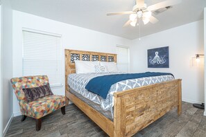 3 habitaciones, tabla de planchar con plancha y cuna de viaje 