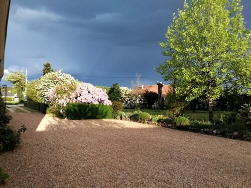 Spacious accommodation surrounded by greenery